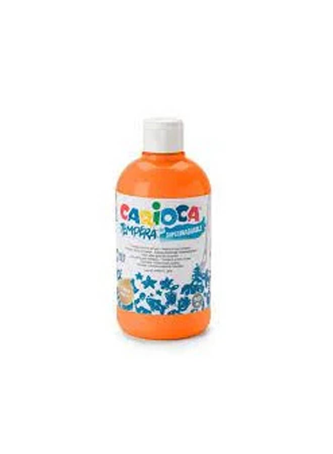 carioca Tempera Bottle Pastel Color Orange