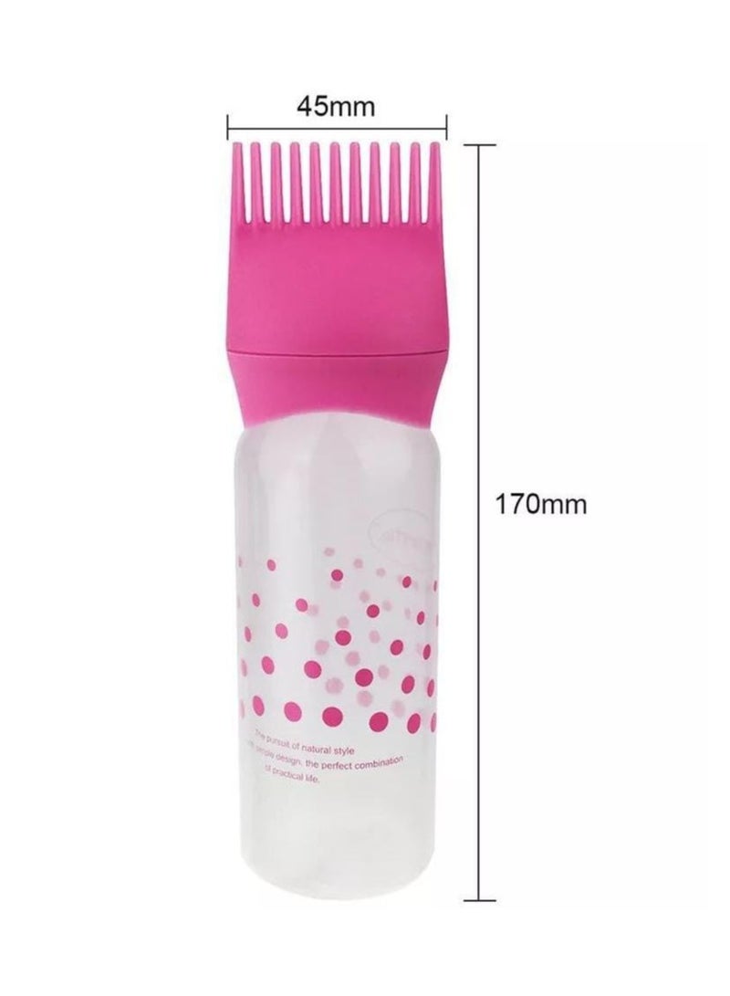 Generic Hair Oil and Dye Dispensing Bottle with Dispensing Brush  - Image 2
