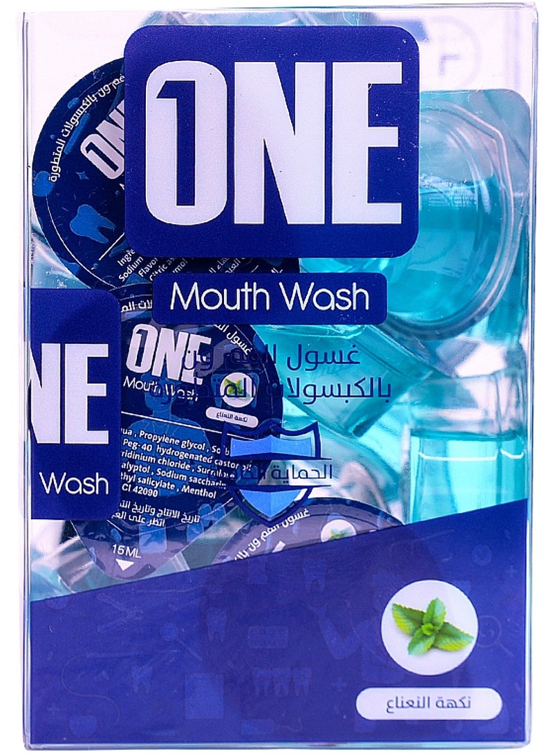 One Advanced Capsule Mouthwash with Mint Flavour - Image 1