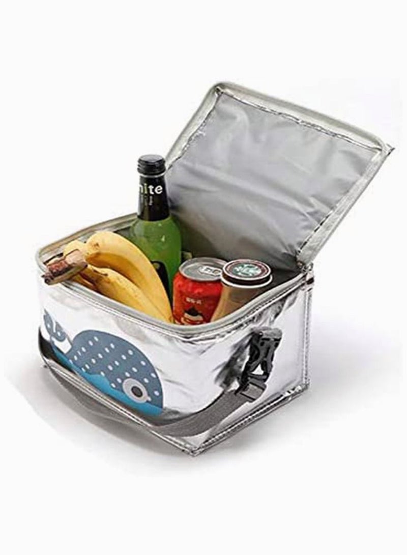 Y&D Insulated Lunch Bag Thermal Stripe Tote Bags Cooler Picnic Food box bag for Women Girls Ladies Kids Children For School work Office & Ourdoor, Sport  - Image 2