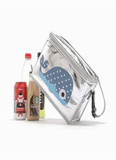 Y&D Insulated Lunch Bag Thermal Stripe Tote Bags Cooler Picnic Food box bag for Women Girls Ladies Kids Children For School work Office & Ourdoor, Sport  - Image 4