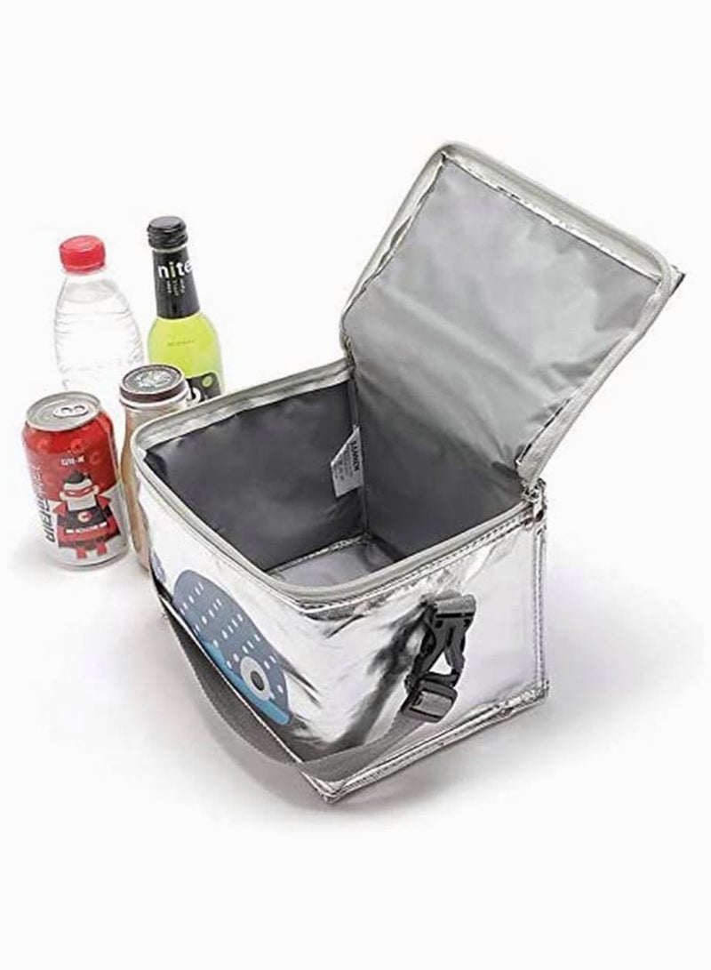 Y&D Insulated Lunch Bag Thermal Stripe Tote Bags Cooler Picnic Food box bag for Women Girls Ladies Kids Children For School work Office & Ourdoor, Sport  - Image 3
