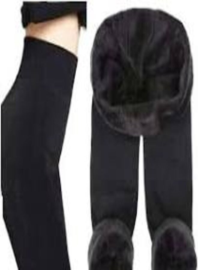 Leggings with soft fur lining, great warmth, excellent material - Image 1