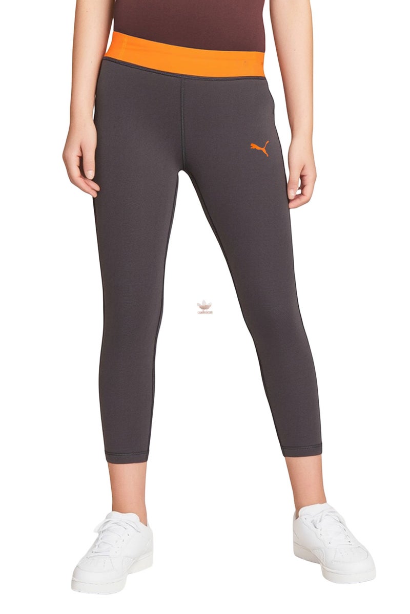 PUMA Kids Girl Sportswear Fit Outdoor Leggings, Grey - Image 1