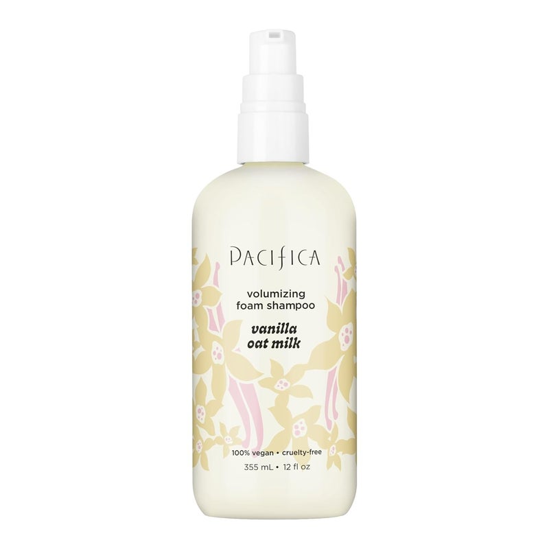 Pacifica Volumizing Foam Shampoo  Vanilla Oat Milk  AntiFrizz Volumizing Deep Conditioning  Repair  Rejuvenate Clean Beauty Vegan Dermatologist Tested 12 fl oz