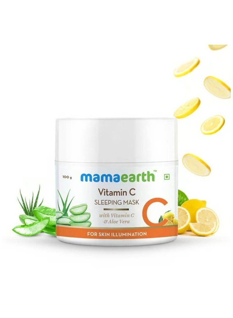 Mamaearth MAMAEARTH Vitamin C Sleeping Mask  100 Gm - Image 1