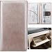 Miunice Car Registration and Insurance Holder Premium Pu Leather Vehicle Glove Box Organizer for Driver License Cards Essential Documents LRose Gold - Image 2