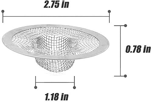 Lechay Shower Hair Drain Catcher, Stainless Steel Hair Catcher for Sink Bathroom Tub Drain Hair Catcher by Lechay (2pc) - Image 3