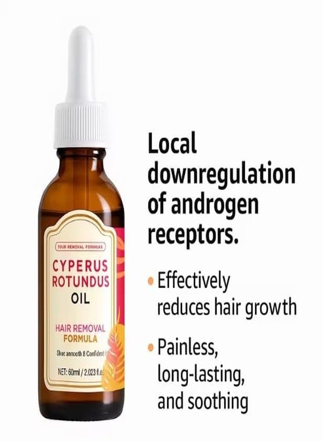 bricia Cyperus Rotundus Oil for Hair Removal - Gentle Natural Soothing Moisturizing Oil For Soothes Skin, Reduces Ingrown Hairs & Shrinks Pores, Moisturizing Formula - Image 2