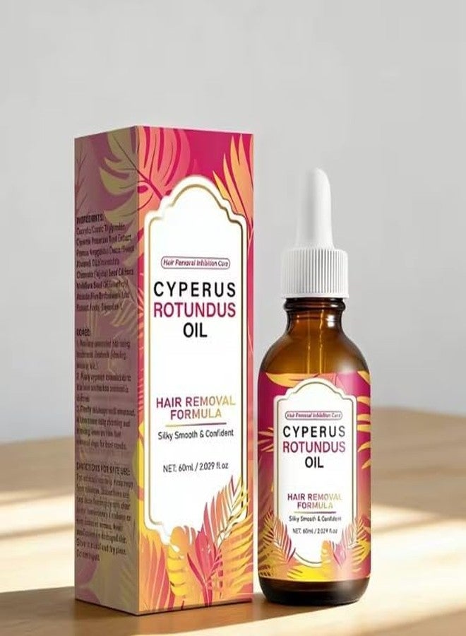 bricia Cyperus Rotundus Oil for Hair Removal - Gentle Natural Soothing Moisturizing Oil For Soothes Skin, Reduces Ingrown Hairs & Shrinks Pores, Moisturizing Formula - Image 1