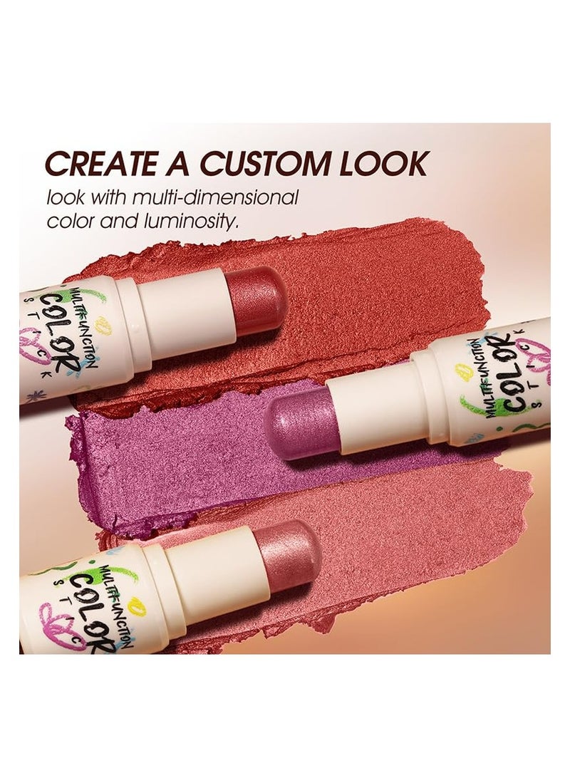 LANGMANNI قلم أحمر خدود بأربعة ألوان: يدوم طويلاً، طبيعي، ومحمول (هبي سكس#02، ودف-001) - Image 4