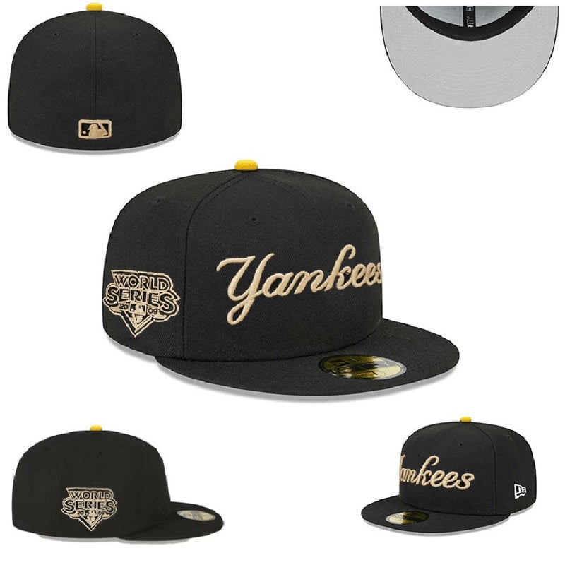 New Dense Embroidery Hat Lany Team Flat-Brim Baseball Cap American Hip-Hop Reversible Baseball League Team Cap - Image 1