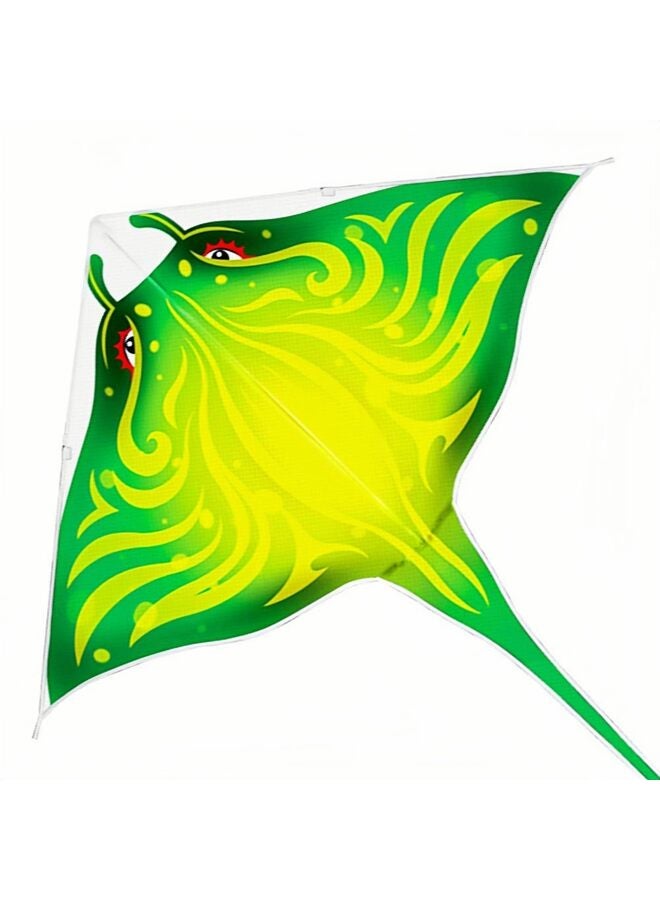 طائرة صيد للأطفال والبالغين؟ طائرة دلتا كايت سهل الطيران خط واحد كبير، 300 قدم مقبض خيط طائرة ورقية Include - Image 1