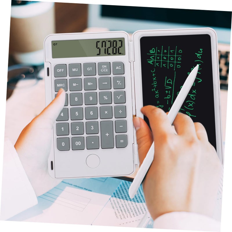 Boys Girls Handwriting Calculator Notepad Writing Tablet Portable Office School Compact Size Comfortable Keyboard - Image 3
