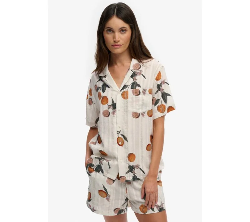 Superdry Beach Printed Short Sleeve Shirt