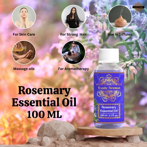 Exotic Aromas Hair Oil (Rosemary Essential Oil) - Image 2