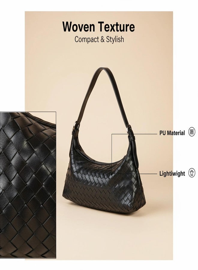 Eiyye Woven Crossbody Shoulder Bag for Women Adjustable Strap Small Handbag Lightweight Everyday Purse for Work Casual Outfits - Image 4
