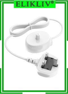 Used for oral B electric toothbrush charger, Braun type 3757 CHARGERS UK for Oral-B Pro 1 650 Pro 1 650 Pro 2 2500 Pro 3 3500 SMART 4 6 IO 4 5 6 Children's Vitality X 8000 Toothbrush Charger Adapter