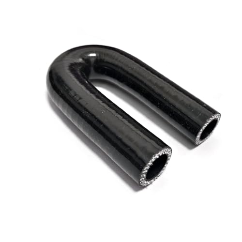Zevaroy ID 34 19mm 180 Degree U Bend Shape Elbow Coupler Hose High Temp 4Ply Reinforced Silicone Hose Intake Boots - Image 1