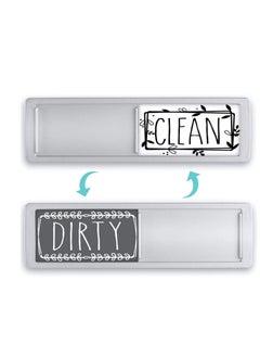 Excefore Dishwasher Magnet Cleaning Dirty Sign, Indicator, Stylish Universal Kitchen Dishwasher Washing Refrigerator Magnet, With Stickers Suitable For Kitchen Organization And Storage（2PCS）  - Image 1