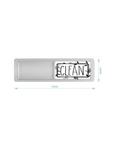 Excefore Dishwasher Magnet Cleaning Dirty Sign, Indicator, Stylish Universal Kitchen Dishwasher Washing Refrigerator Magnet, With Stickers Suitable For Kitchen Organization And Storage（2PCS）  - Image 2