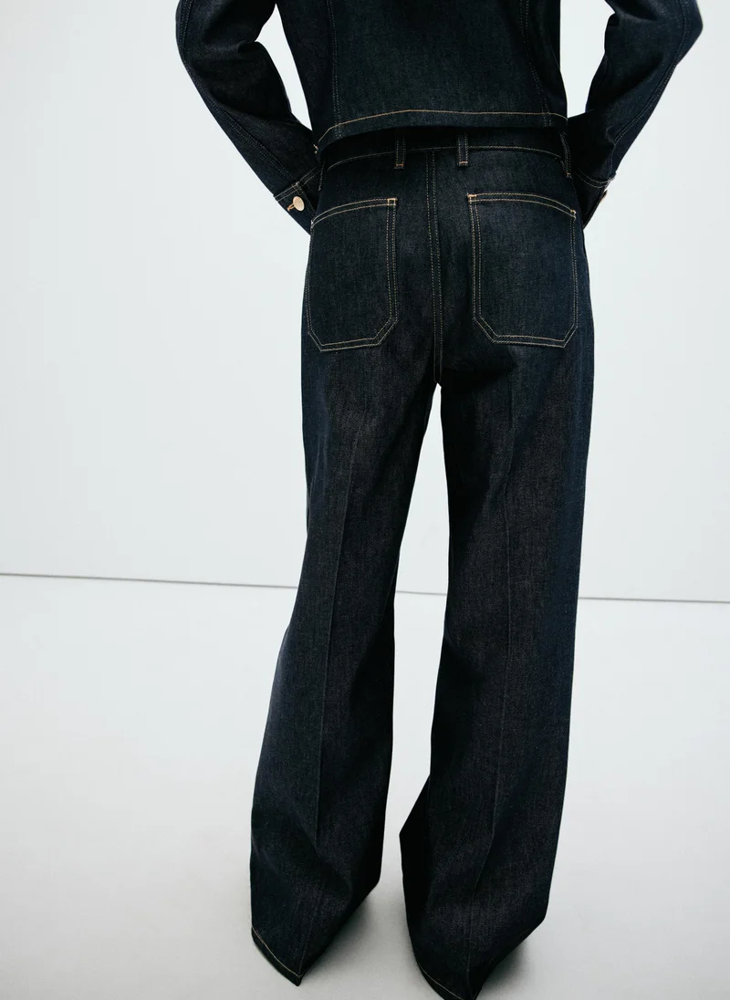 مانجو Wide Leg Jeans With Pockets