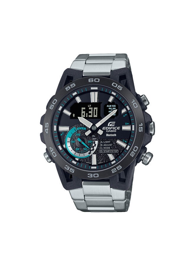 ايديفيس كاسيو Stainless Steel Chronograph Watch ECB-40DB-1ADF - Image 1