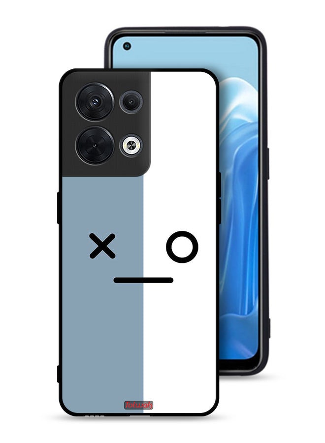 Tolwak Oppo Reno8 5G Protective Case Cover Face Icons - Image 1
