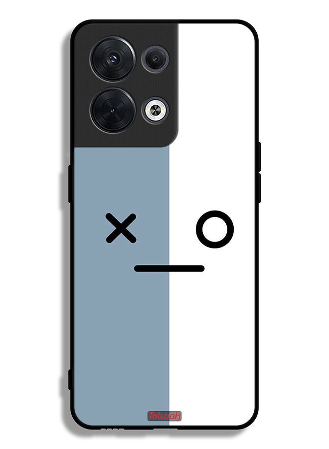 Tolwak Oppo Reno8 5G Protective Case Cover Face Icons - Image 2