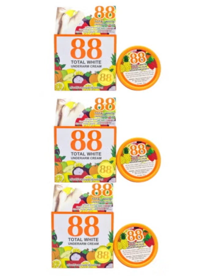 Total White UnderArm Cream - 3 pieces