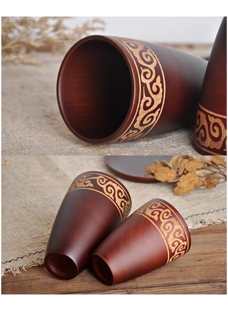 general 5-Piece Wooden Tea Cups - Image 5