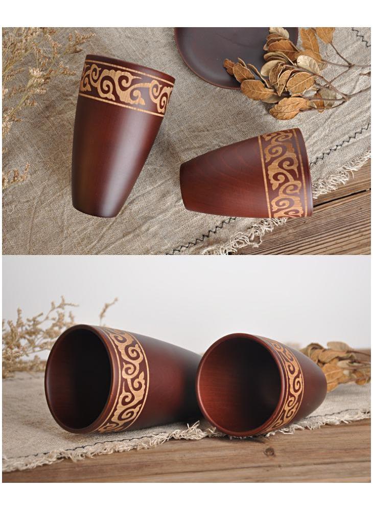 general 5-Piece Wooden Tea Cups - Image 4