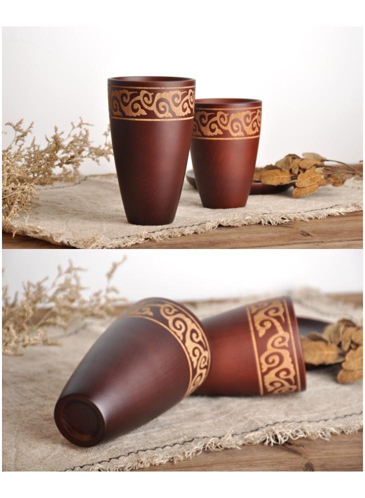 general 5-Piece Wooden Tea Cups - Image 3
