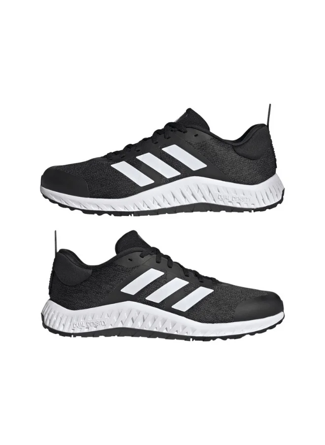 اديداس adidas EVERYSET TRAINER Black Training SHOES for Unisex - 3.5
