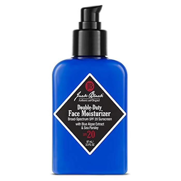 Jack Black Double Duty Face Moisturizer with SPF 20, Facial Moisturizer Face Cream for Men, Mens Facial Lotion with SPF, Gifts for Men - Image 1