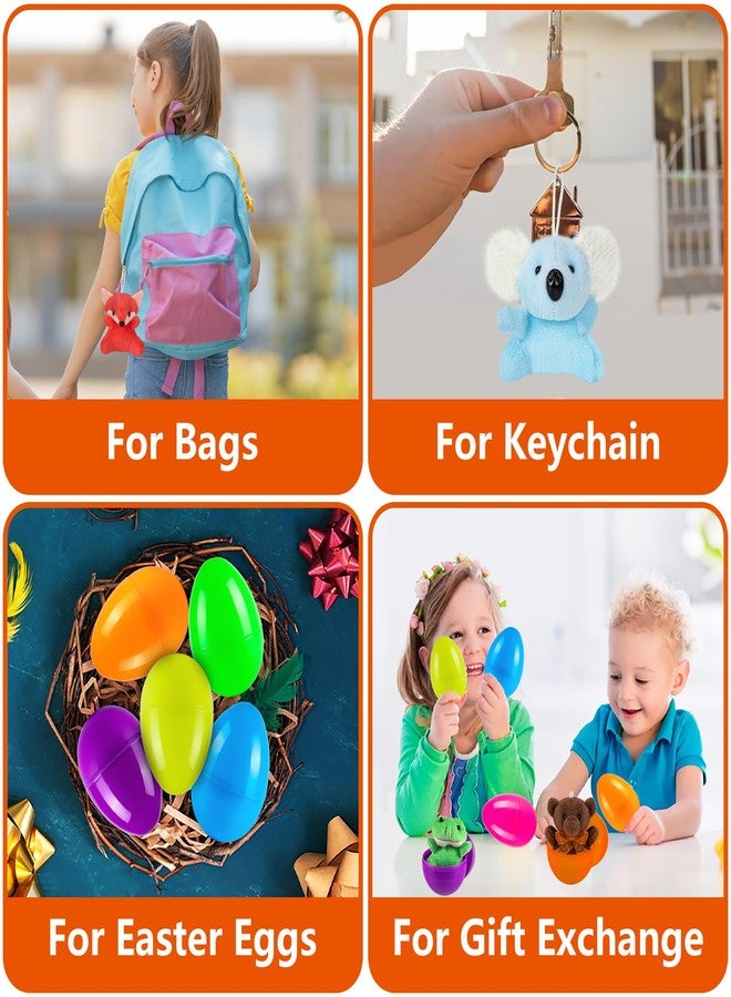 Sofier Plastic Easter Eggs with Animal Toys 12pcs Filled Easter Eggs 3.4" Easter Basket Stuffers Easter Egg Fillers Kids Classroom Gift Exchange Party Favors - Image 4