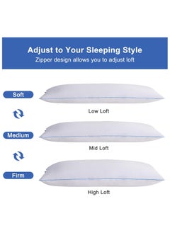 Generic YZ HOME Memory Foam Body Pillow Insert - Full Body Pillow for Adults - Soft Large Long Bed Pillow for Side Sleeper  - Image 3