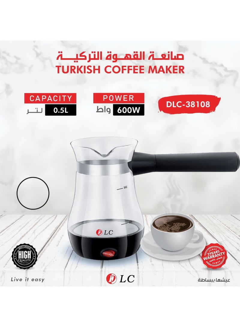 DLC Turkish Coffee Maker - 500ml - 600W - Image 1