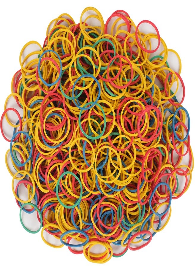HSNOHSN Rubber Bands Size#10 Elastic Rubber Band Multicolor 750pcs small Rubber Bands for Office Supplies School Home - Image 3