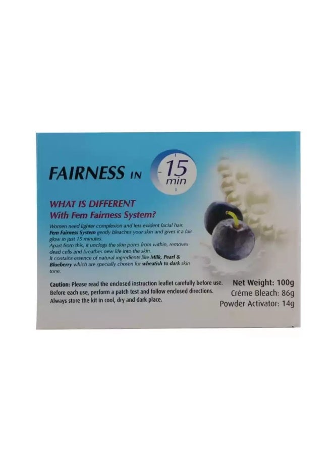 Fem USA Fairness Creme Bleach With Milk Pearl And Blueberry Extract- 100gms - Image 2