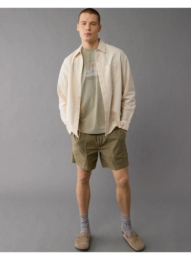 American Eagle Logo Graphic Crew Neck T-Shirt