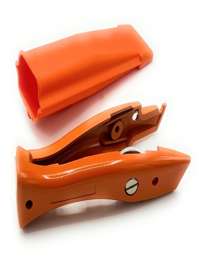 سي سي أيه أداة قطع السجاد البرتقالية من CCA مع حامل برتقالي للمُثبِّت المحترف والمُثبِّت الذاتي - Image 3