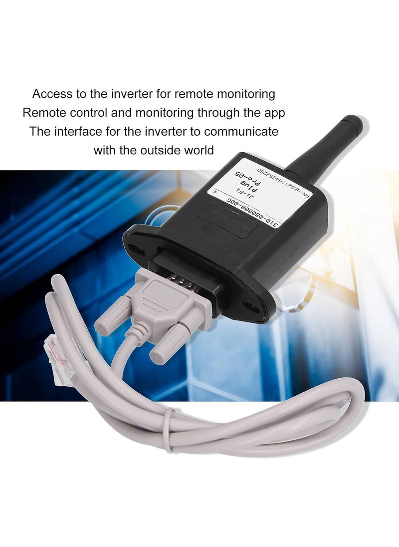 Solar Inverter WiFi Module, Integrated Wireless WiFi Inverters Electronic Component ABS for Battery for MPPT