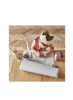 Terabyte White jumbo Easel Drawing Art Paper Roll for Kids, (44cm x 50m) 55yards 80gsm Big Stand Paper Roll for Painting, Sketching, Plotter, Tracings, Gift Wrapping, Table Cover, Wall Arts, Bulletin Board  - Image 2
