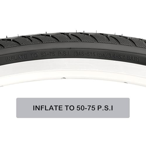 MOHEGIA 700C Road Bike Tires: 700Cx35C (37-622 mm) Folding Bicycle Replacement Tires Pair for On City Road Riding - Image 5