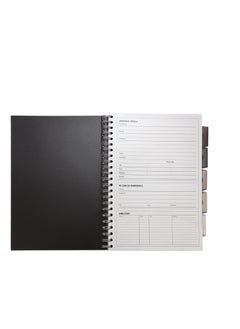 Pukka Pad Pukka Pad, A4 Executive Project Notebook 1-Pack - 29.7 x 21cm - Wirebound Notebook with 8mm Feint Ruled Lines on 80GSM Paper - Includes 5 Repositionable Dividers with Storage Pockets - 250 Pages  - Image 2
