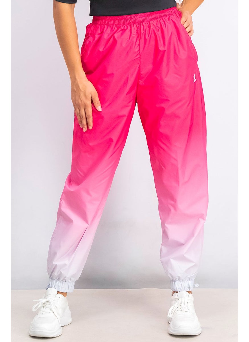 adidas Originals Women Relaxed Fit Trefoil 3D Training Track Pants, Pink  - Image 1