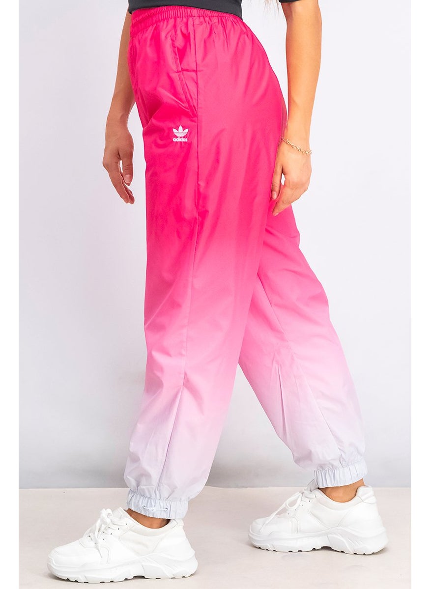 adidas Originals Women Relaxed Fit Trefoil 3D Training Track Pants, Pink  - Image 4