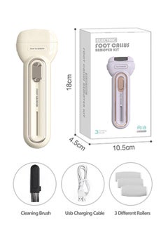 EELHOE Rechargeable Electric Foot Callus Remover Machine 3 in 1 Grinding Pedicure Tools Foot Care Tool Dead Hard Skin Callus Remover  - Image 2