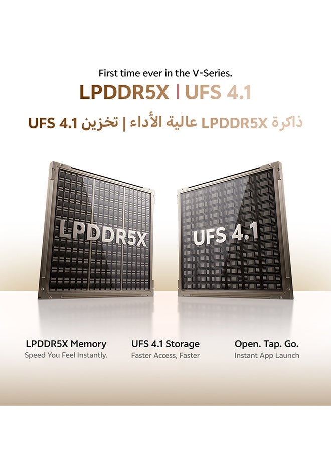 فيفو V70 ثنائي الشريحة 5G رمادي 8GB 256GB مع هدايا حصرية: شاحن TWS 90W، غطاء واقي، استبدال البطارية مجانًا لمدة 4 سنوات وضمان لمدة 24 شهرًا + 1 سنة استبدال الشاشة - نسخة الشرق الأوسط - Image 2